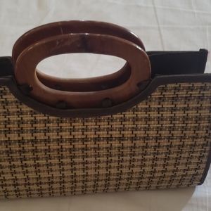 Rattan purse
